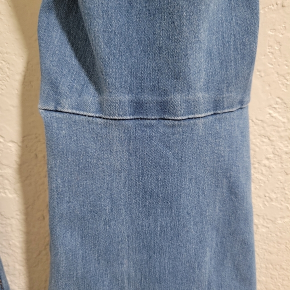 Free People Women's Penny Pull-on Flare Stretch Denim Jeans Size 25 Med Wash - Picture 10 of 16